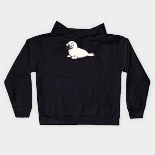 Cute Harp Seal Kids Hoodie